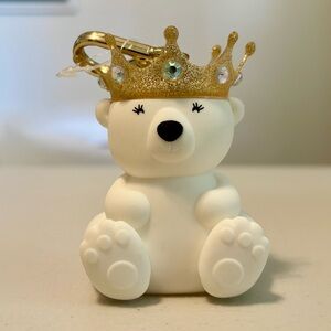 Bath & Body Works Royal Polar Bear Pocketbac Sanitizer Holder Crown